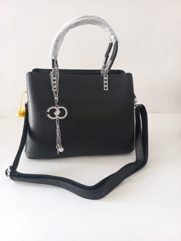 ROYAL BLACK LEATHER BAG